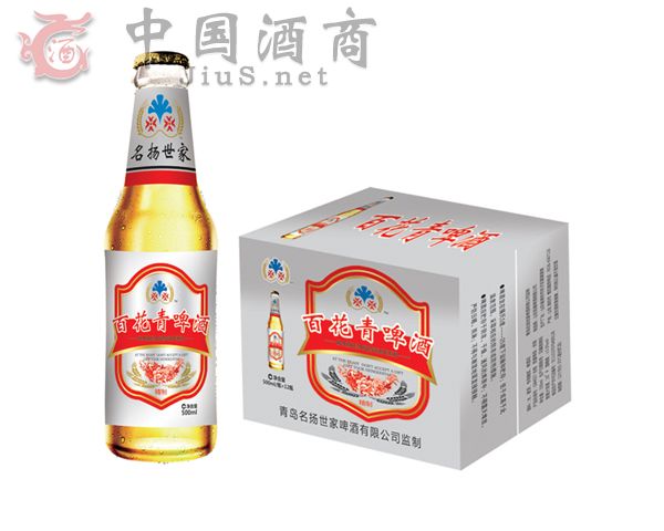 百花青啤酒500ml