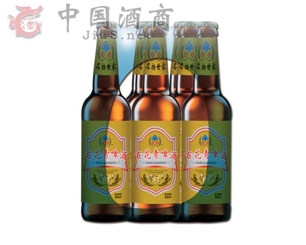 百花青啤酒塑包500ml