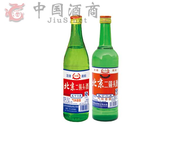 北京二锅头酒绿瓶500ml