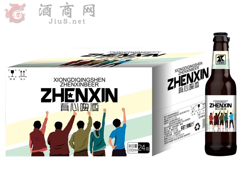 兄弟情深真心啤酒330mlx24瓶