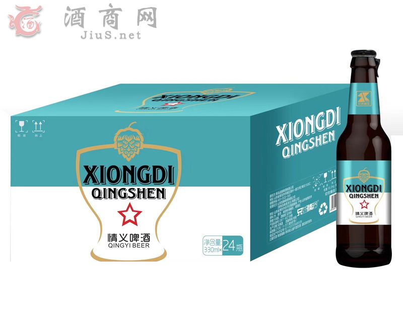 兄弟情深情义啤酒330mlx24瓶