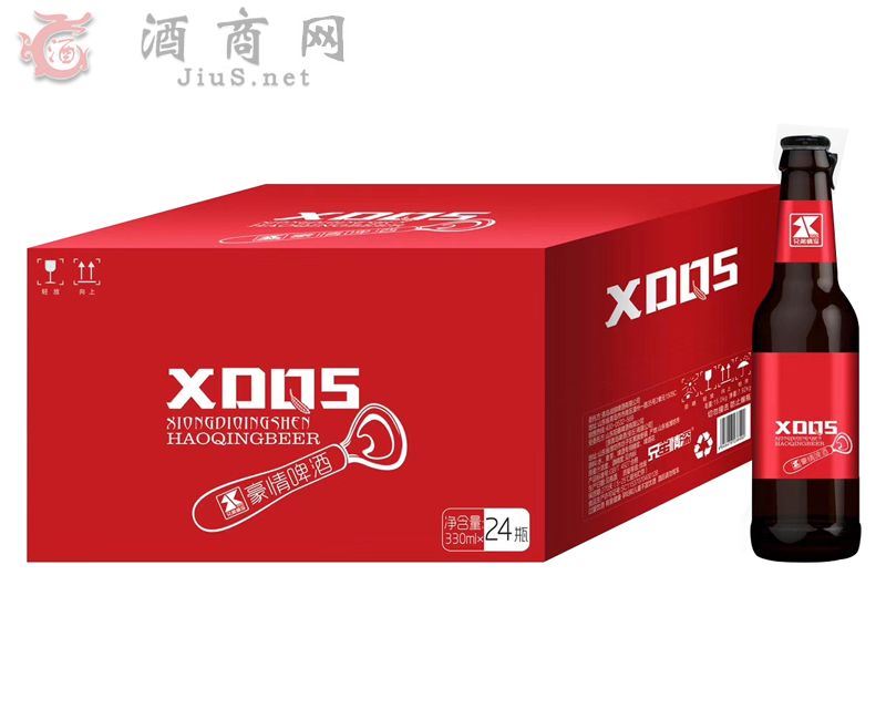 兄弟情深豪情啤酒330mlX24瓶