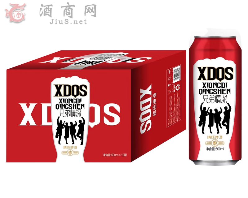 兄弟情深情怀啤酒500mlx12罐
