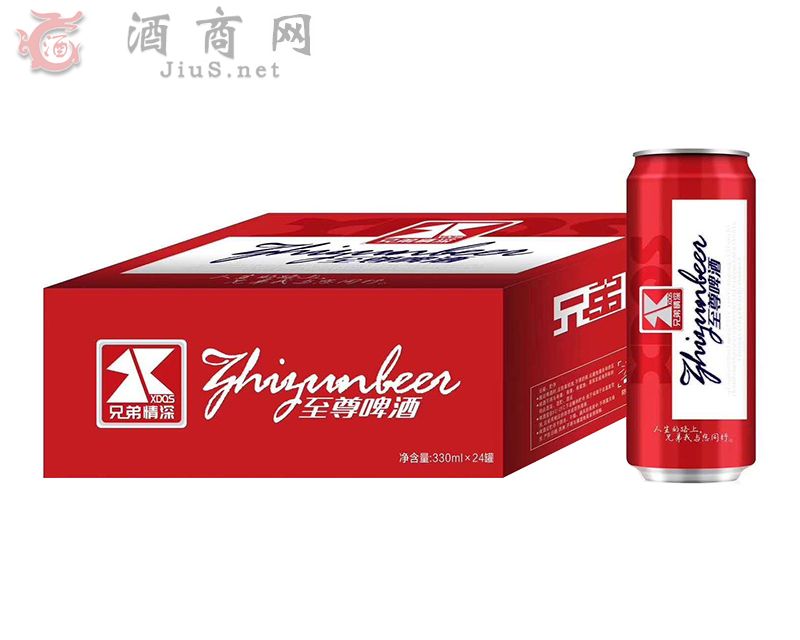 高细罐至尊啤酒330mlX24罐