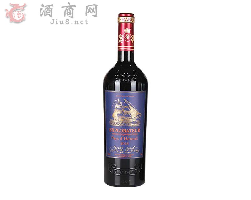 蓝帆船梅洛红葡萄酒