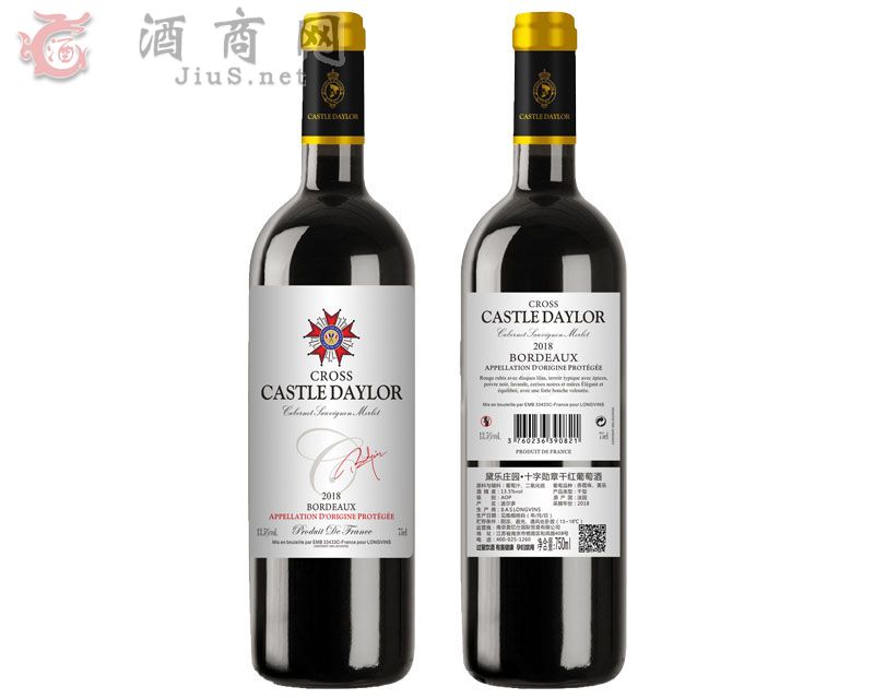 黛乐庄园·十字勋章干红葡萄酒