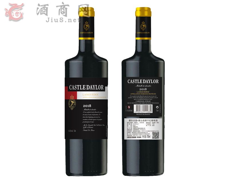 黛乐庄园·骑士勋章干红葡萄酒