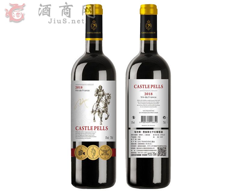 培尔斯·贵族骑士干红葡萄酒