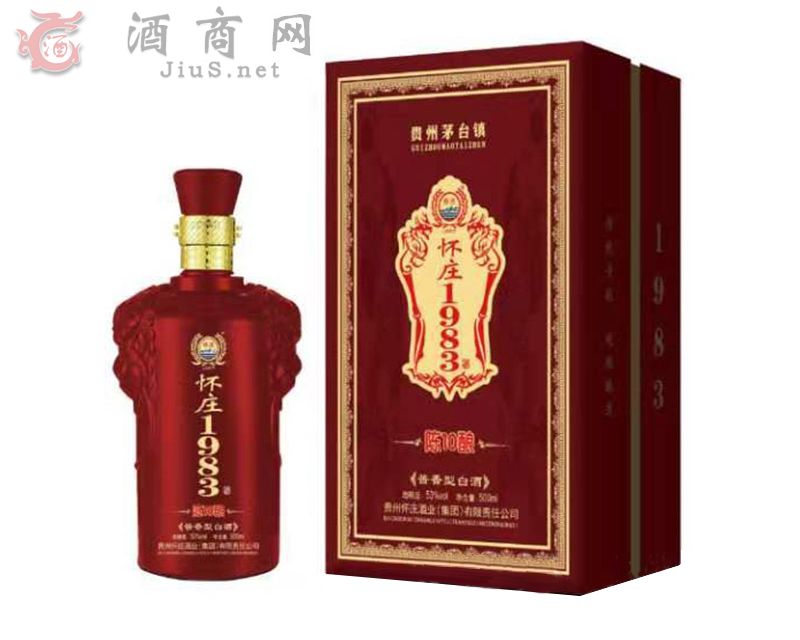 怀庄1983酒陈酿10酱香型白酒【53°500ml】